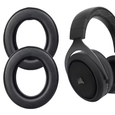 For Corsair HS50 HS60 HS70 Pro Headphone Sleeve Earmuffs Ear Pads / Head Beam Leather Case Accessori