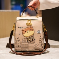 North Bag Large Capacity Preppy Style Cute Cartoon Multifunctional School Bag Leisure Travel Backpac