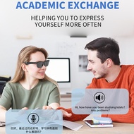 Ai Translator Glasses Real-Time Ai Translation Eye Glasses Languages Translation Device yamysesg