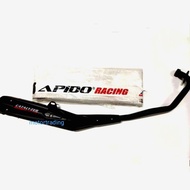 ( LC135 ) APIDO Racing Exhaust Ekzos muffler ORIGINAL APIDO For Yamaha LC135 V1/V2/V3/V4/V5/V6 cutti