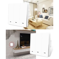 Zemismart Zigbee Neutral Light Switch,Button Relay Switch,1/2/3 gang/1gang 30A switch for Water heat
