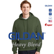 [US Size] GILDAN® ซุปเปอร์ เฮฟวี่เบลนด์ ฮู้ดแบบสวม - เขียวทหาร 106C