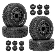4pcs 113mm 1/10 Short Course Truck Tires Tyre Wheel with 5 / 7 / 12mm Hex for Slash Arrma Senton Hua