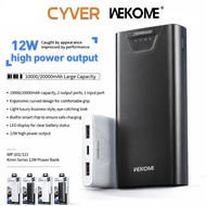 WEKOME WP-101 10000mAh 2 Outputs Power Bank High Capacity 2.4A Powerbank Portable LED Indicator Ligh