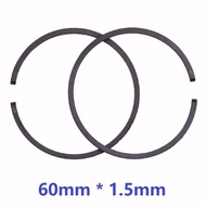 2pcs/lot 60mm x 1.5mm Piston Ring Rings Kit For Husqvarna 3120 3120XP Partner K1250 K1260 STIHL MS88