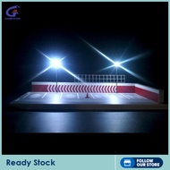 Gazechimp โมเดลรถรุ่น1:64โมเดลตั้งโชว์แอลอีดีแบบฝังเข้ากับสิ่งปลูกสร้างของสะสมฉากหลังเครื่องประดับโต