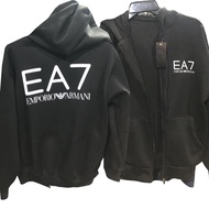 EA 7 Emporio Hoodie Zipper Jacket Cotton Fleece Zipper Hoodie
