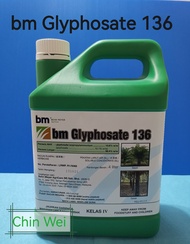 4L bm Glyphosate 136 Behn Meyer Racun Rumput Rumpai 13.6% (Sama Dengan Spark)