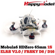 Happymodel Mobula6 HDZero 65mm HD 1S Brushless whoop with HDZero Nano Lite Camera ELRS/Frsky Mobula6-HDZero