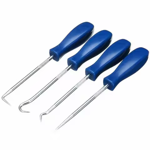 4Pcs/set Car Pick Hook Tool O Ring Oil Seal Gasket Puller Remover Hand Tools For Separating Removing