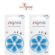 Hearing aid battery Signia size 675. Price for 1 pack=6 cells. ( 100% MADE IN GERMANY ) Hearing aid 
