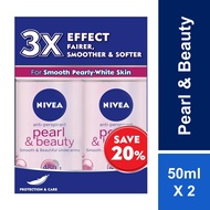 Nivea Deodorant Female Pearl Beauty Roll On Twinpack 2x50ml