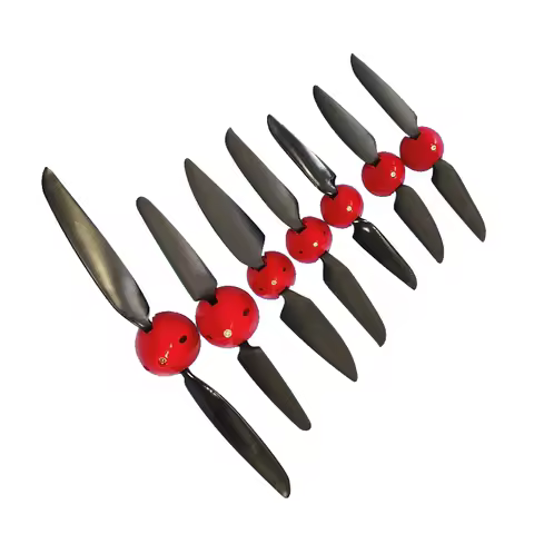 2 Sets HY Folding Propeller 6x4 7.5x4 8x4.5 8x6 11x6 With Spinner Cover Motor Shaft2.3/3.0/3.17/4.0m