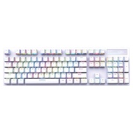 FOXXRAY 狐鐳 霓彩RGB全尺寸機械鍵盤  FXR-HKM-88  白色  青軸