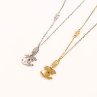 Chanel Fashion Necklace Gold Silver