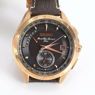 精工 Brightz Brift H 限量版太陽能電波校時日期腕錶 8B63-0AE0 男士