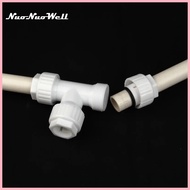 {HOT WEWWAFGJSHJ 598} 1pc NuoNuoWell POM 20mm Tube Tee Connector Quick Connector PVC Water Pipe Fitt