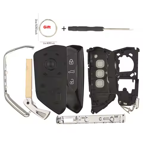 Jinyuqin 3BNT Remote Key Shell For Volkswagen Golf 8 Cupra Tarraco Gti Mk7/8 Skoda Octavia Seat Leon
