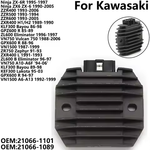 Motorcycle Voltage Regulator Rectifier for Kawasaki VN1500 ZR750 ZXR400L ZL600B VN750 KLF300 GPX600 