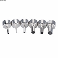 APPORTUNIAPY 858D Hot Air Rework Station Nozzle, Stainless Steel Round Nozzle Shape for SMD Rework S