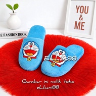 INDOFARM !! DORAEMON Fur Slippers Hotel and Home Slippers AdultWanita