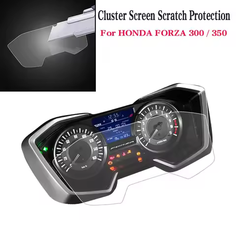 For HONDA FORZA 300 / 350 FORZA300 FORZA350 All Years Dashboard Screen Protector Scratch Cluster Scr