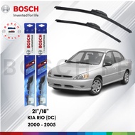 BOSCH CLEAR ADVANTAGE WIPER BLADE SET FOR KIA RIO (DC) 2000-2005 (21/18)