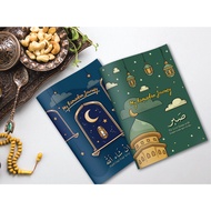 A5 Planner Ramadhan journey to jannah (Undated) Buku catitan bulan Rejab Syaaban Ramadan Islamic Qur