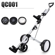 PGM QC001 Golf Trolley With Brake 3-4Wheels Ball Charter Car Push Pull Aluminium Alloy Portable And