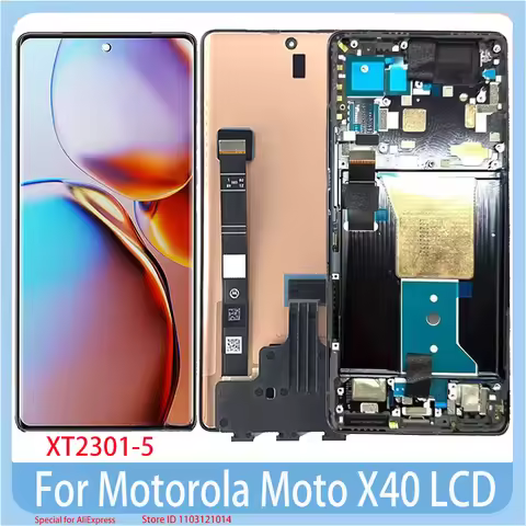 Original AMOLED For Motorola Moto X40 XT2301-5 LCD Display Touch Panel Screen Digitizer Assembly 6.7