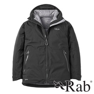 [RAB Uk] Optical Men's Down Hooded Jacket FP700 {Black} QWI63