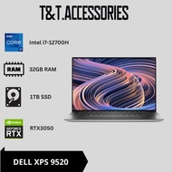 Dell XPS 9520 i7-12700H 32GB 1TB RTX3050 Win 11 pro 15.6" Laptop