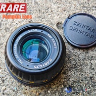 เลนส์มือหมุน Zenit MC Zenitar-M2s 50mm f/2 KMZ Mount M42 Pumpkin Lens
