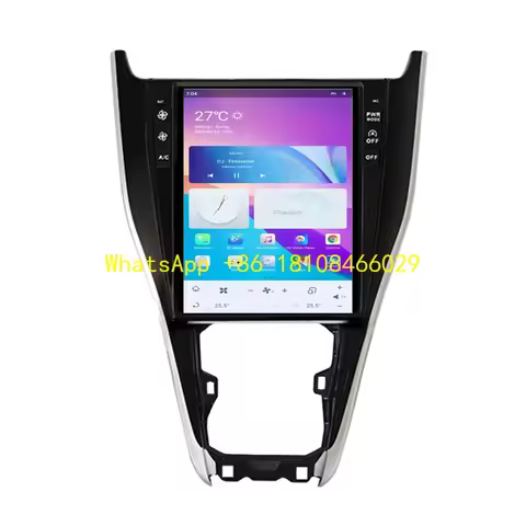 RoadNavi Tesla Style Android 11 Car Radio for Toyota Harrier Car Multimedia Player Wireless Carplay 