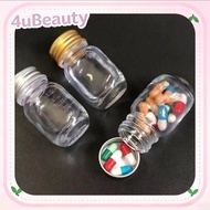 30ml Glass Installed Pill Bottle, Potion Bottle Powder Box With Lid Seal Bottle with Scale