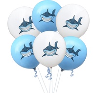 5pcs Baby Shark Latex Balloon Baby Shower Children's Birthday Party Decoration Balloons