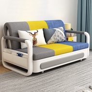 Sofa Bed with Storage Small Apartment Folding Bed Dual-Use1Rice2Retractable Multifunctional Rental Room Single Bed
