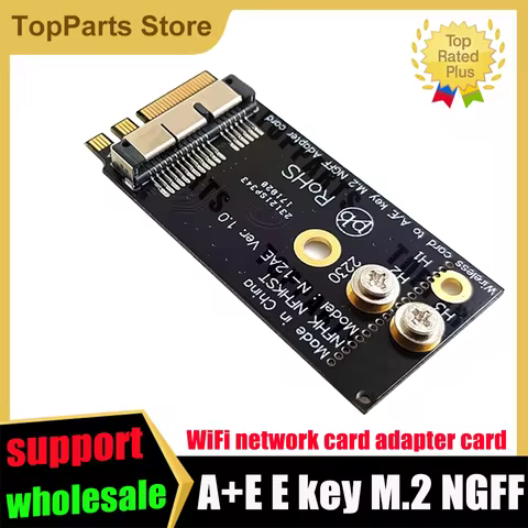 A+E E key M.2 NGFF WIFI network card to Apple BCM94360CS2 WiFi network card adapter card