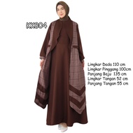 [Dresscovery.id] GM804 XAMA Eid Dress Jumbo Nursing Dress LD 110 cm