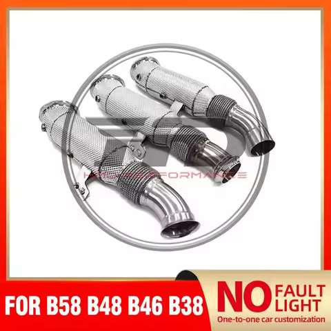 HMD Custom Trouble-Free Light Downpipe For BMW B58 Catalyst Downpipe