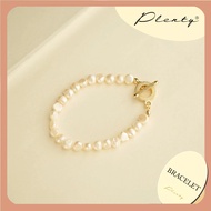 Plenty Heidi Pearl Bracelet 14K Gold Plated - Gold