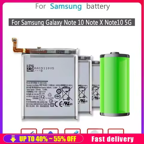 Portable Battery For Phone Samsung Galaxy Note 10 Note X Note10 NoteX Note10 5G SM-N970 N970W N970F 