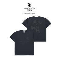 ADLV เสื้อยืด Oversize รุ่น  Embossing Script Logo Short Sleeve T-Shirt Grey (50232SEBSSU_F3GYXX)