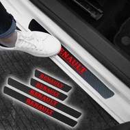 4pecs carbon sticker car door under safety sticker renault sticker all cars can