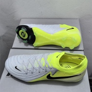 Phantom GX Luna II 2 Elite FG Grey Green Football Boots Knitted Men's Soccer Shoes Anti-slip and Wea