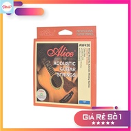 Bộ 6 sợi Dây đàn Alice 436 Dây Đàn Guitar Acoustic Strings Alice AW436 Ligh (12-53) phủ lớp Phosphor