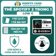 [Low G] Postcard Spotify Rapper Low G Corner 2 in 1 as a Gift, Decor with 2-Sided Plastic Lamination