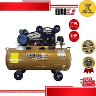 EUROX Air Compressor|Compressor Angin 2HP 110L 8Bar / 3HP 110Liter 8Bar
