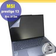 【Ezstick】MSI Prestige 13Evo A13M 靜電式筆電LCD液晶螢幕貼 (可選鏡面或霧面)