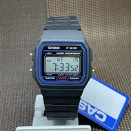 Casio F-91W-1D Classic Retro Digital WR Stopwatch Black Watch F-91W-1